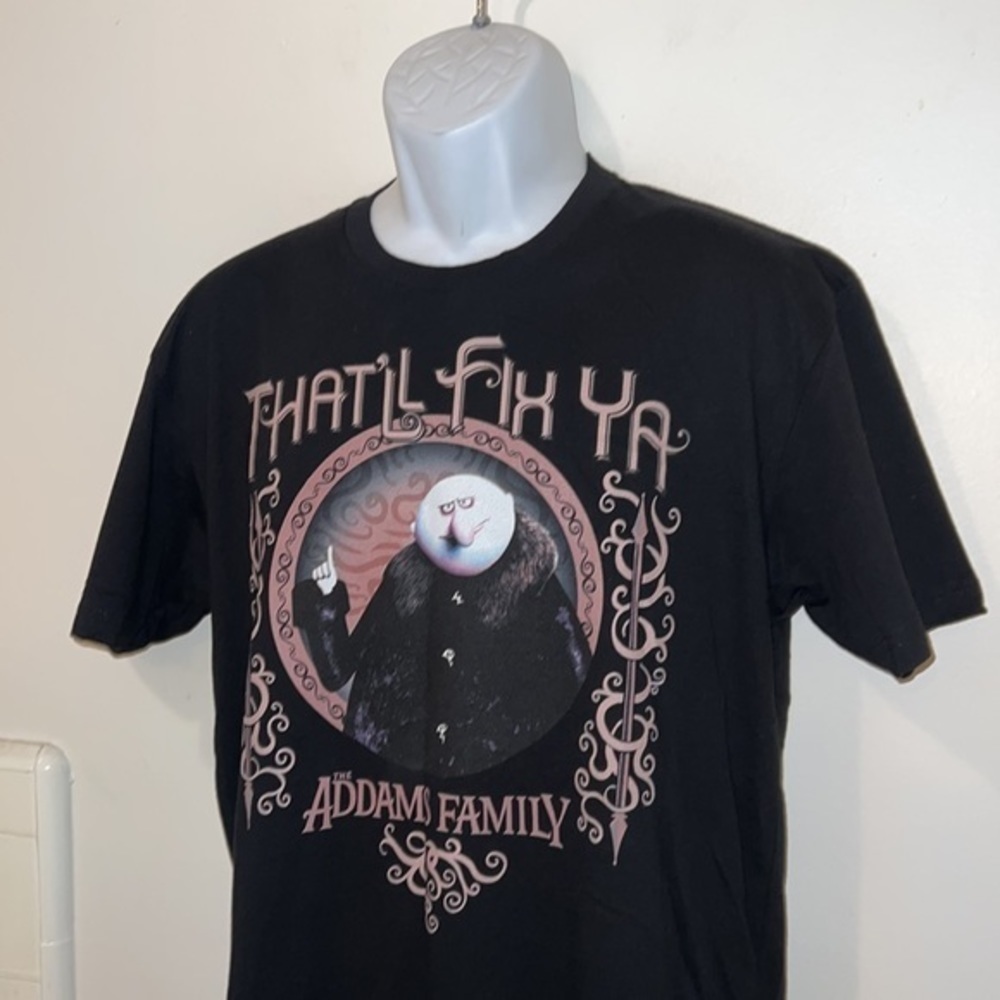 Unisex The Adams Family/Uncle Fester “That’ll Fix Ya” Graphic Tee - Picture 5 of 10